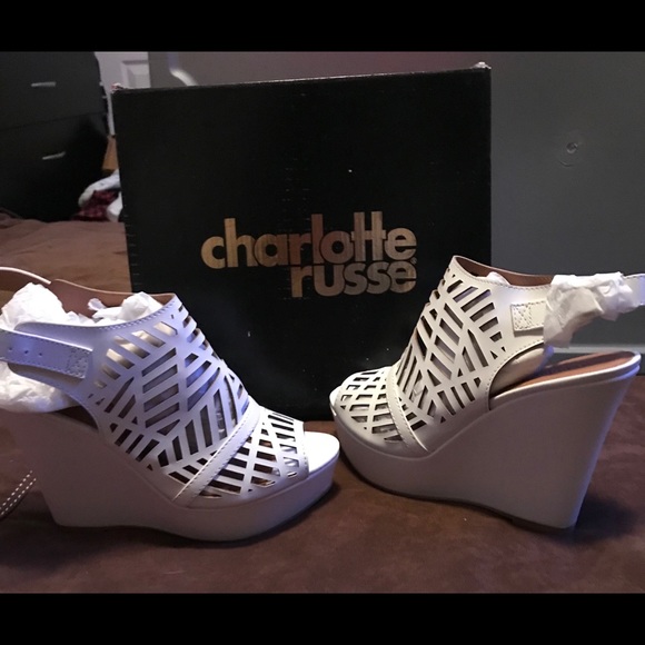 COPY - Charlotte Russe, cutout wedge sandal - Picture 1 of 6